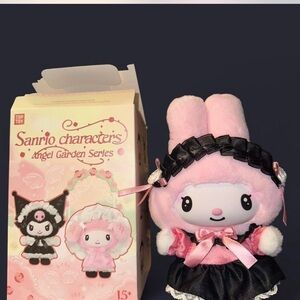 Sanrio Angel Garden Pink and Black Plush